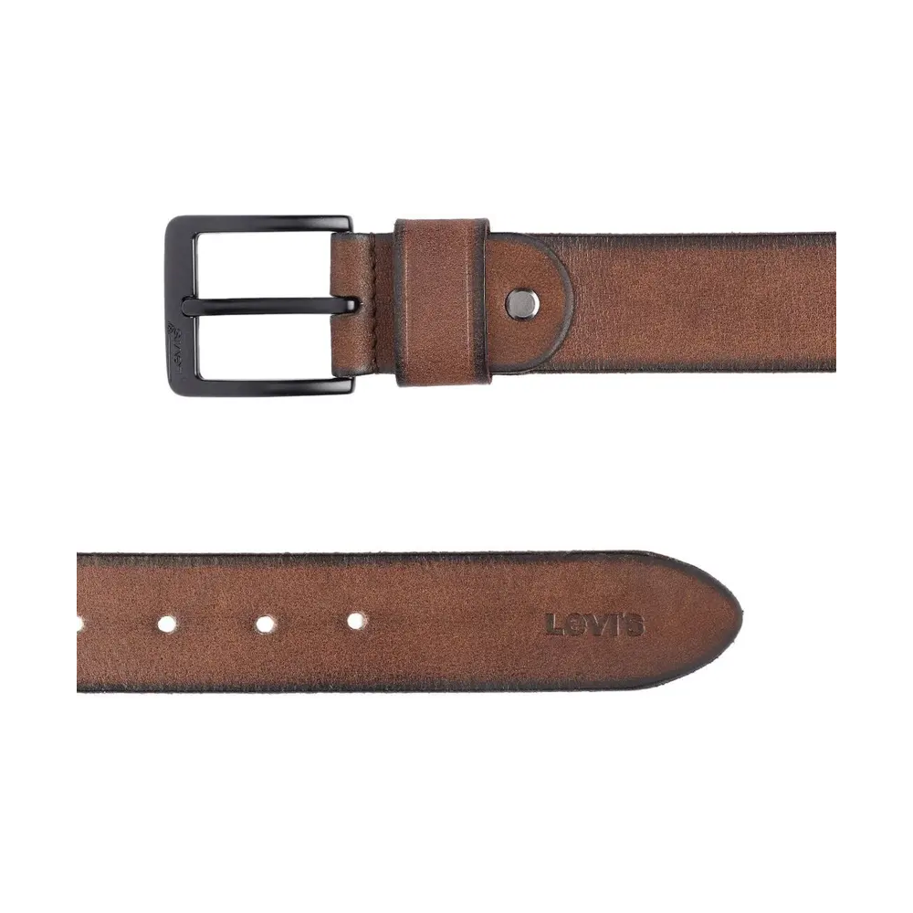 Levi’s Men’s Classic Brown Genuine Leather Belt – Casual Wear