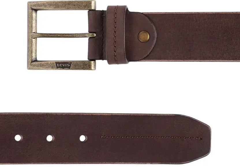 Men’s Casual Brown Genuine Leather Belt – Levi’s