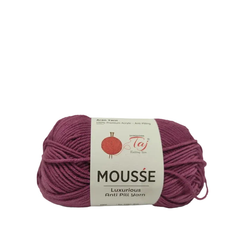 Taj Knitting Yarn Mousse – Premium Soft Knitting Yarn