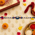 Buy Evil Eye Rakhi Online | Premium Blue Bead Rakhi for Brother