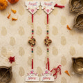 12 Designer Pearl Rakhi Set | Premium Traditional Rakhi Pack for Raksha Bandhan