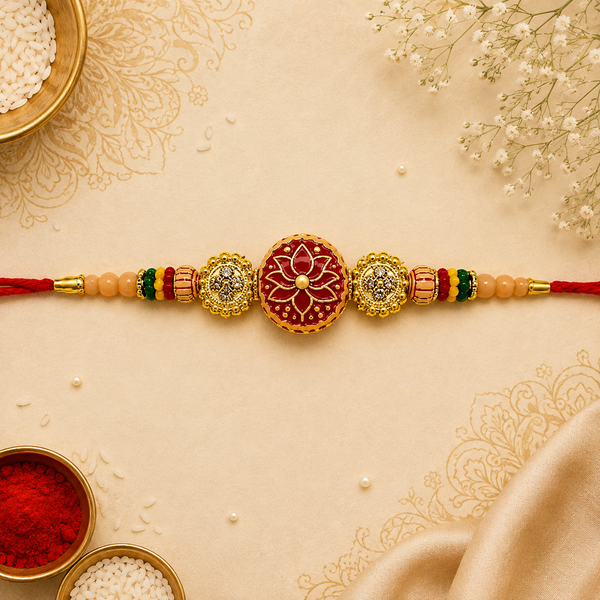 Kavya Rakhi 12 Pcs Pack | Designer Rakhi Set for Brothers