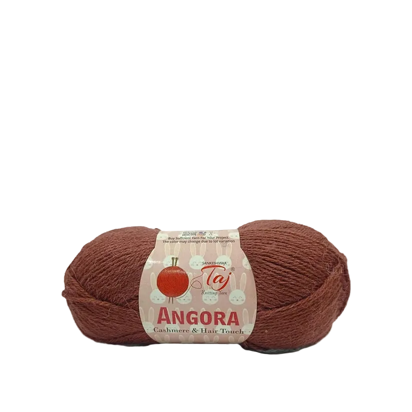 A single ball of brown yarn with a white paper label reading 'BONORA'