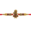 Premium Lord Krishna Rakhi | Designer Stone Rakhi for Brother