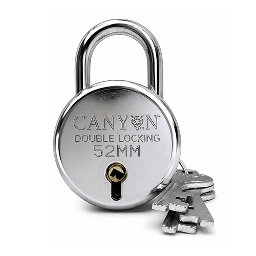 CANYON With Key Round Padlock 50mm Double Locking, Main Door