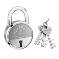 With Key MS Natraj Round Padlock, Main Door, Padlock Size: 75mm