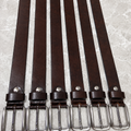 Unisex Leher Print Leather Belt