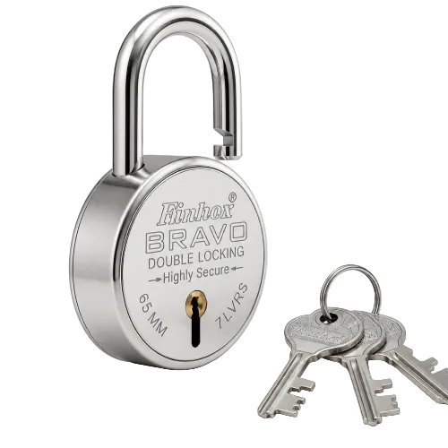 65mm Himtex 3 Key Padlock Set
