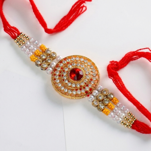 Golden Diamond Rakhi