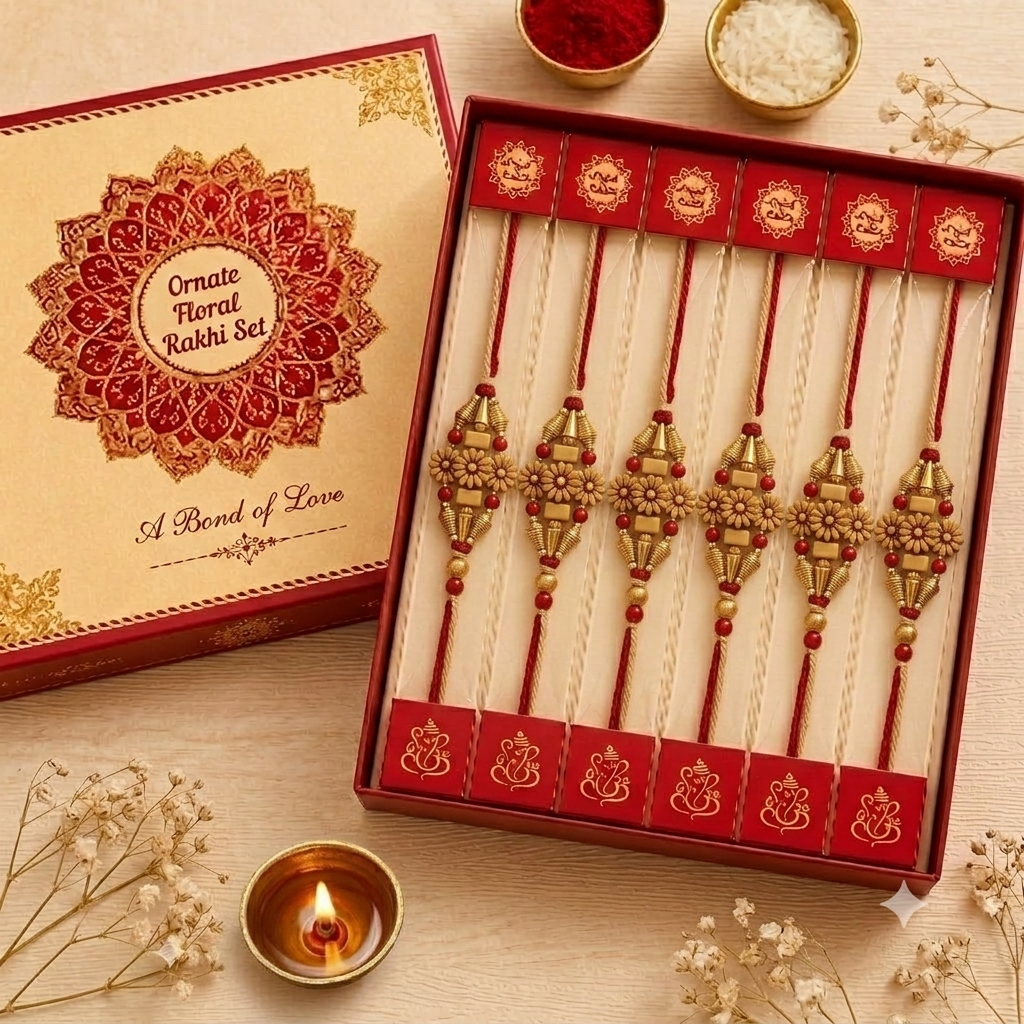 Premium Handmade Floral Designer Rakhi | | Raksha Bandhan Special