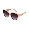Women’s Luxury Peach-Tone Square Sunglasses