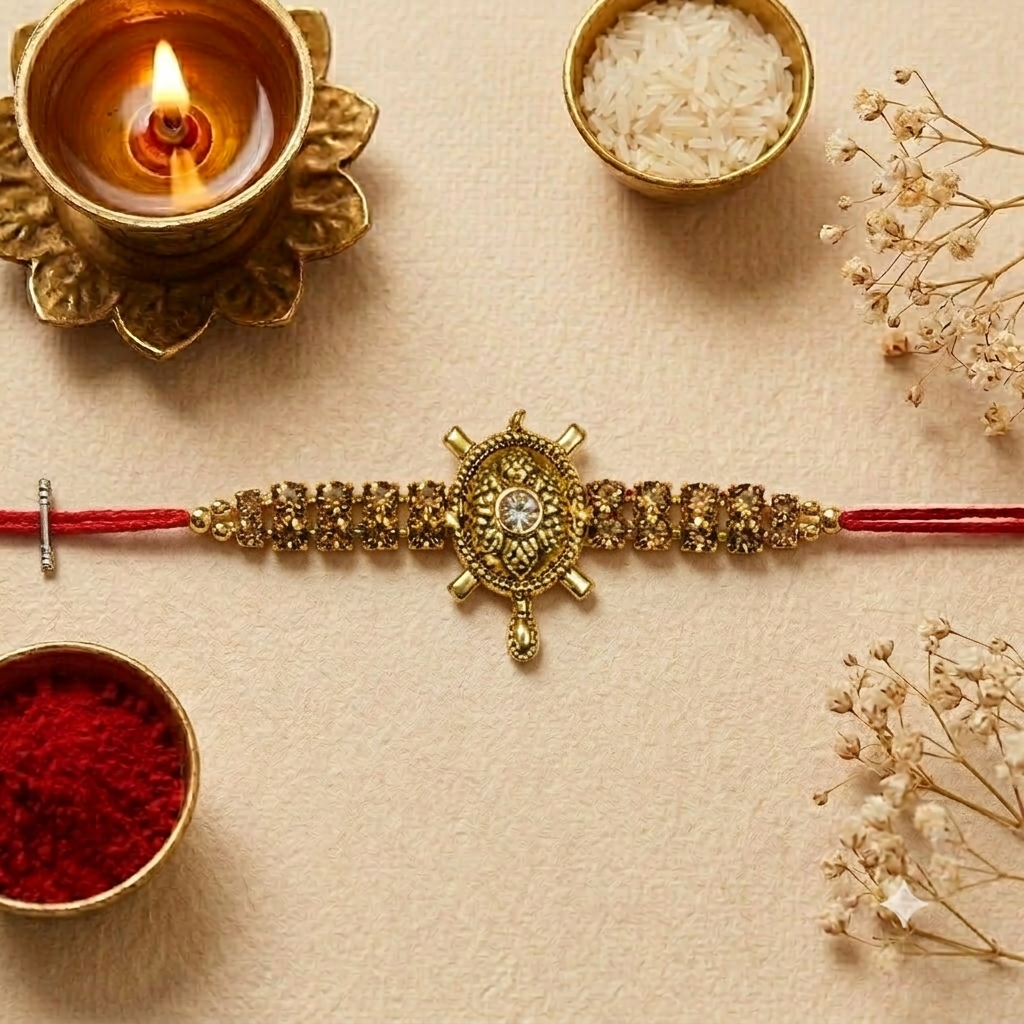 Premium Pair of Designer Rakhis | Raksha Bandhan Gift Set