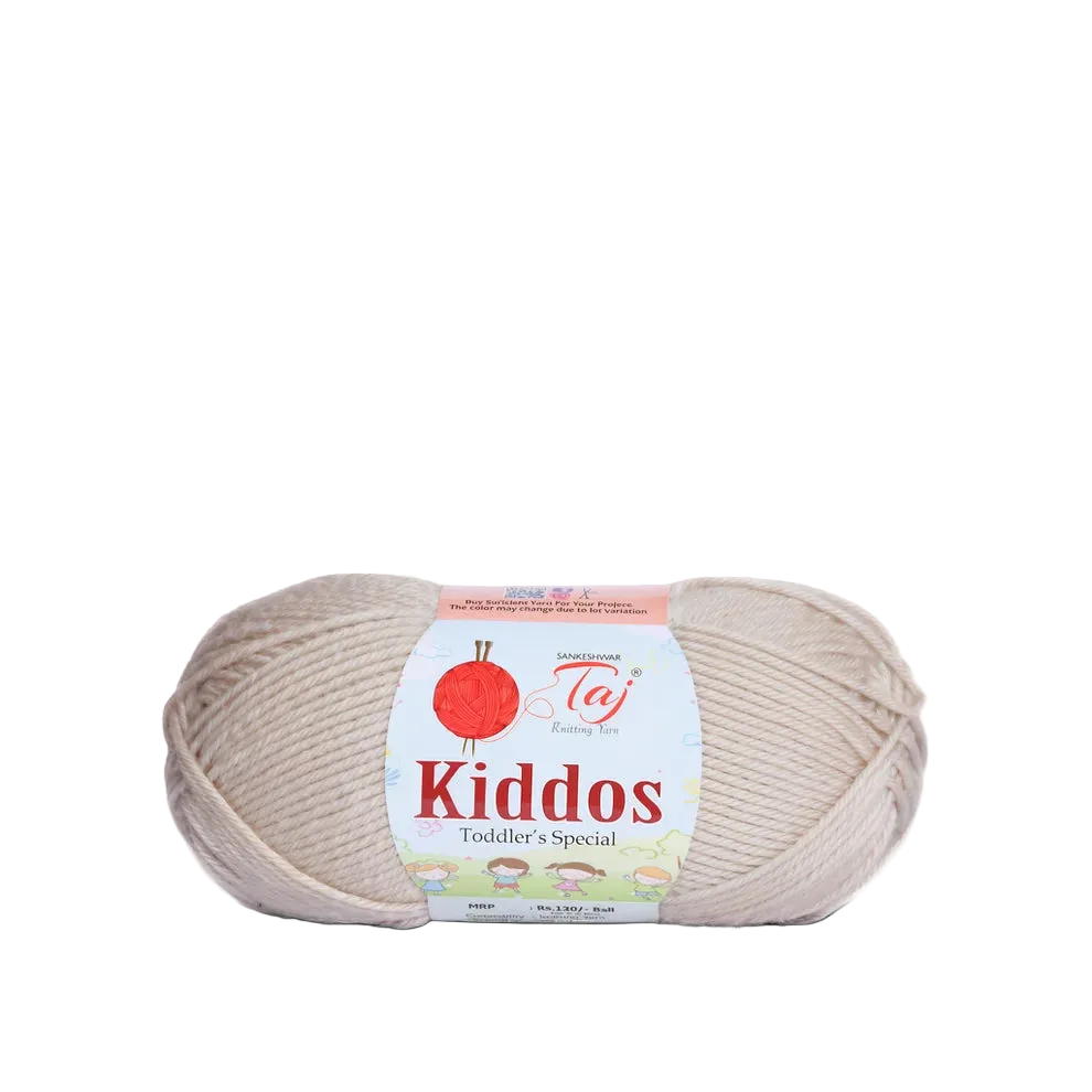 A single skein of Taj Kiddos Toddler's Special yarn
