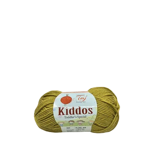 Ball of yarn with a label on a white background