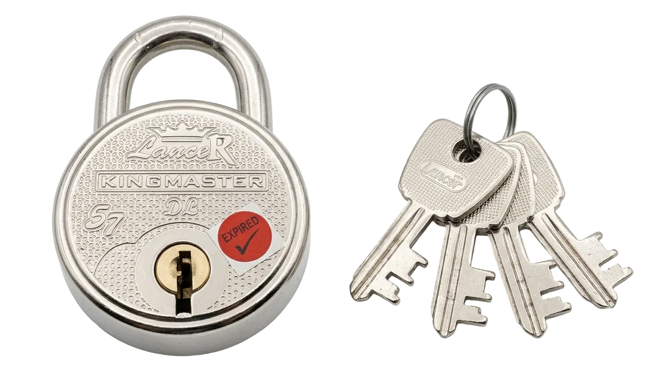 Round Kingmaster Pad Lock