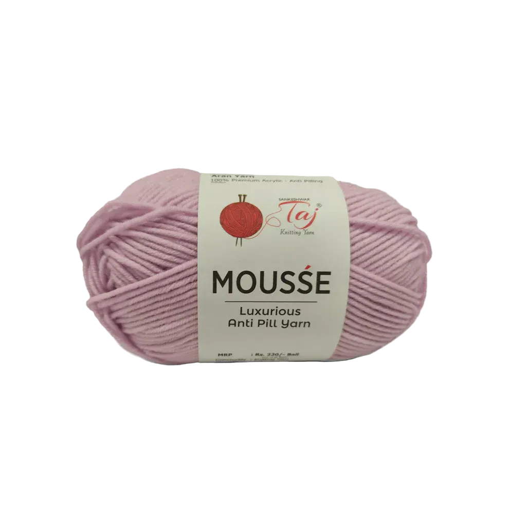Taj Knitting Yarn Mousse – Premium Soft Knitting Yarn