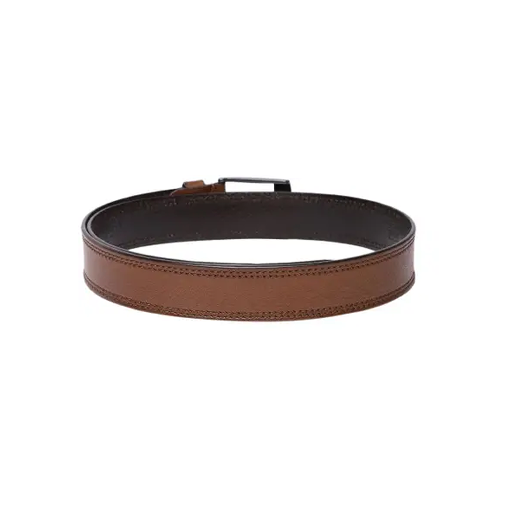 LEVI’S Men’s Tan Genuine Full-Grain Leather Belt – Casual Wear