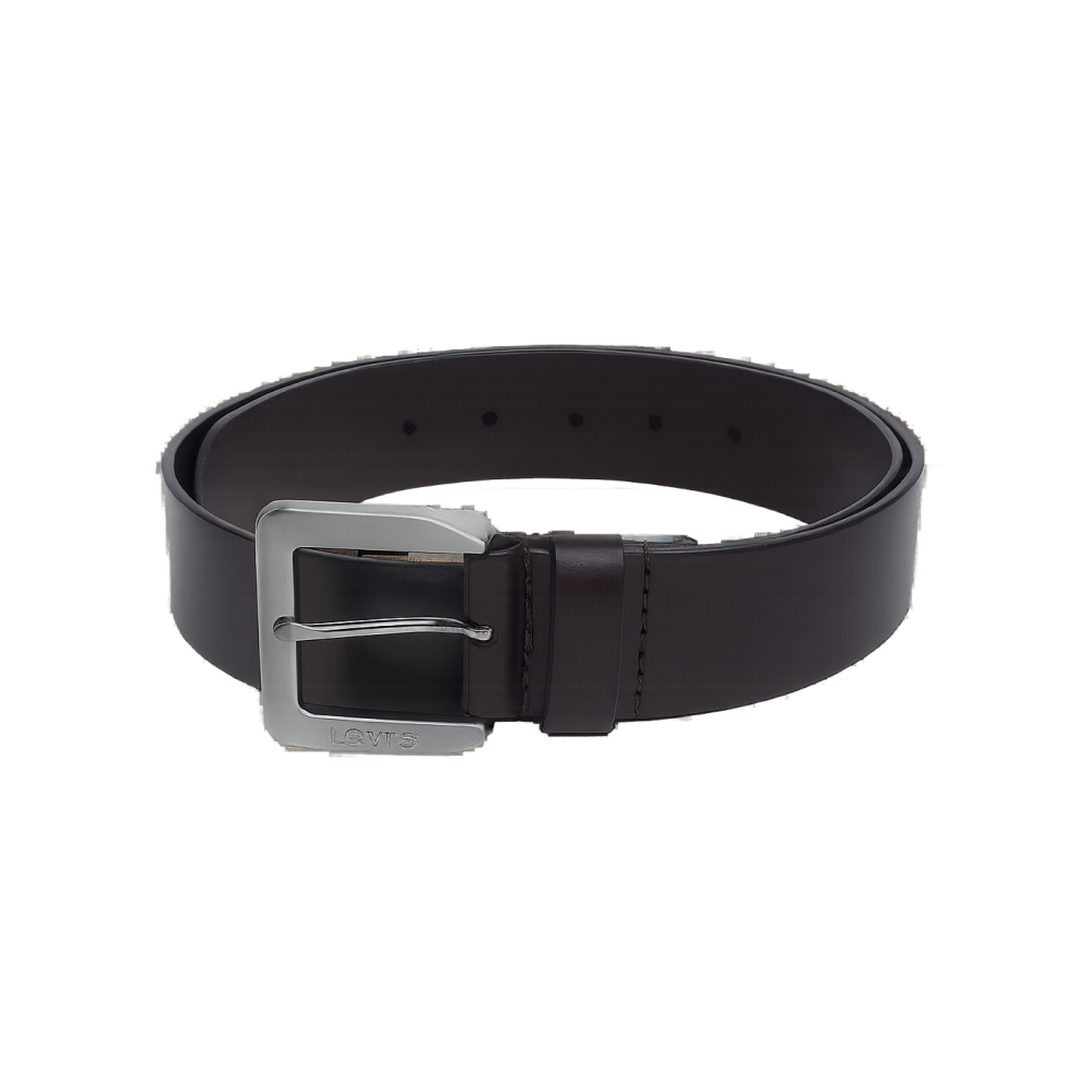 LEVI’S Men’s Brown Genuine Full-Grain Leather Belt – Casual Wear