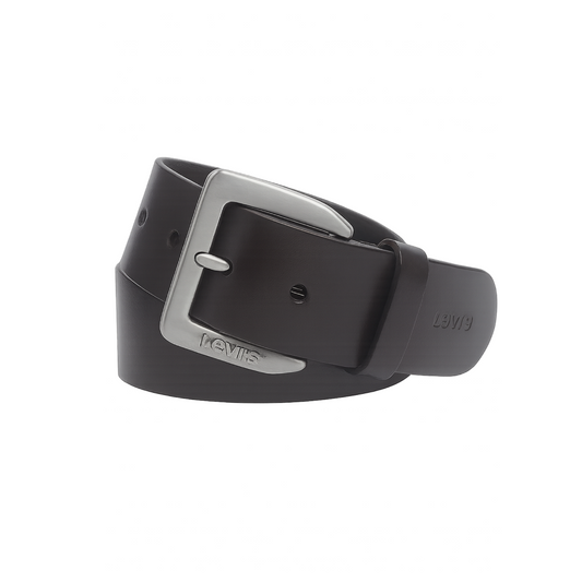 LEVI’S Men’s Brown Genuine Full-Grain Leather Belt – Casual Wear