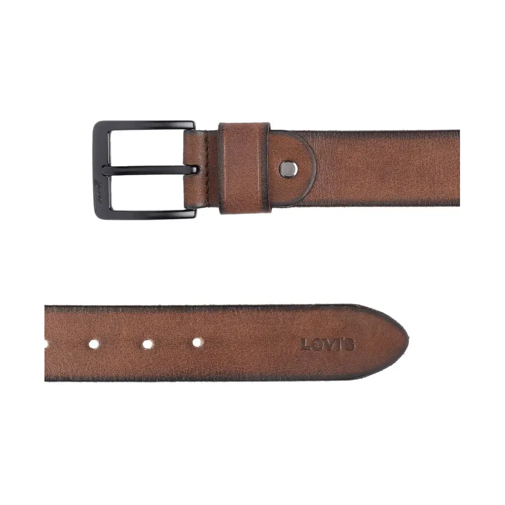 Men’s Casual Brown Genuine Leather Belt – Levi’s (Size 36)