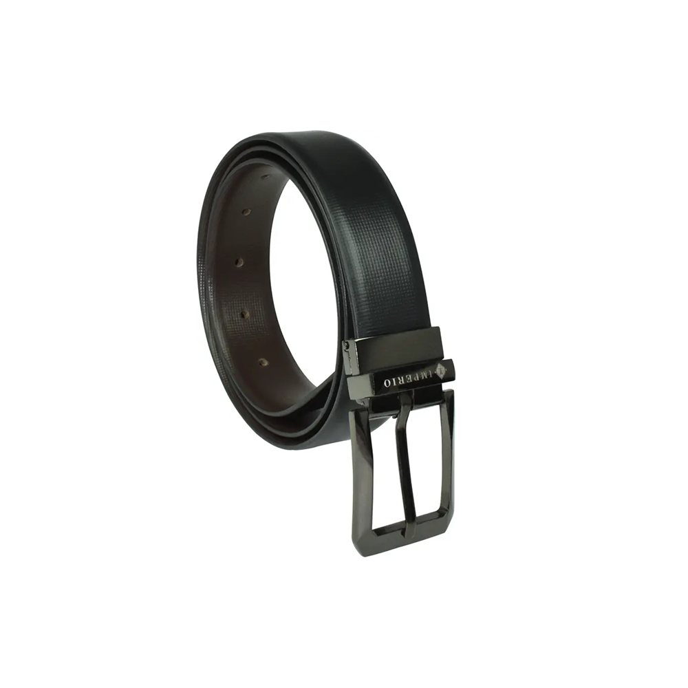 AJANTA Men’s Black & Brown Genuine Full-Grain Leather Reversible Belt – Casual, Formal & Party Wear