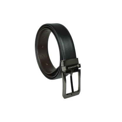 AJANTA Men’s Black & Brown Genuine Full-Grain Leather Reversible Belt – Casual, Formal & Party Wear