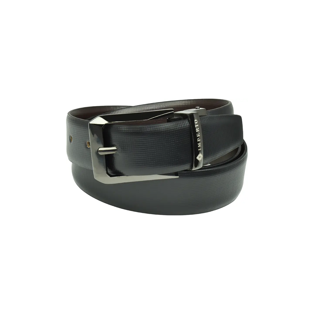 AJANTA Men’s Black & Brown Genuine Full-Grain Leather Reversible Belt – Casual, Formal & Party Wear