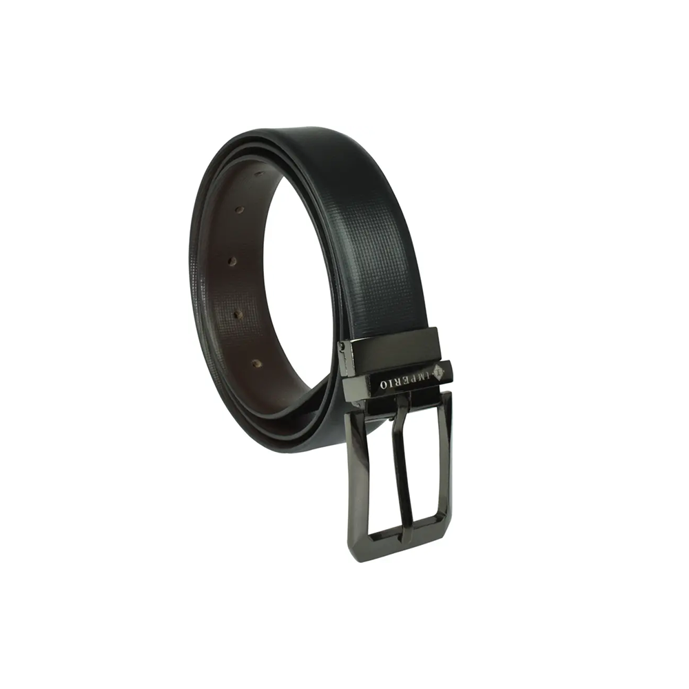 AJANTA Men’s Black & Brown Genuine Full-Grain Leather Reversible Belt – Casual, Formal & Party Wear