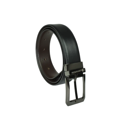 AJANTA Men’s Black & Brown Genuine Full-Grain Leather Reversible Belt – Casual, Formal & Party Wear