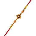 Designer Floral Stone Rakhi for Brother | Premium Rakhi