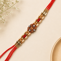 Traditional Om & Swastik Designer Rakhi Set of 12 with Premium Gift Box