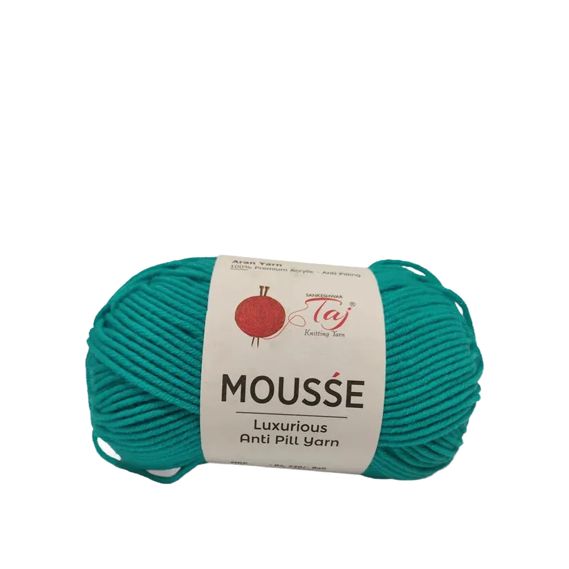 Taj Knitting Yarn Mousse – Premium Soft Knitting Yarn