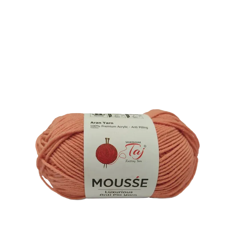 Taj Knitting Yarn Mousse – Premium Soft Knitting Yarn