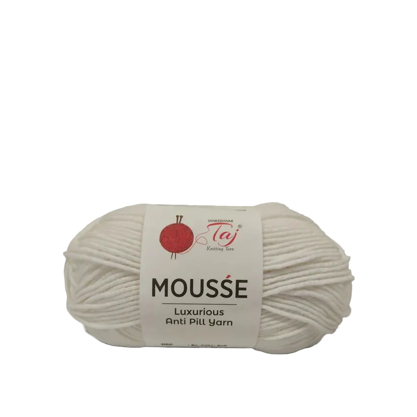 Taj Knitting Yarn Mousse – Premium Soft Knitting Yarn