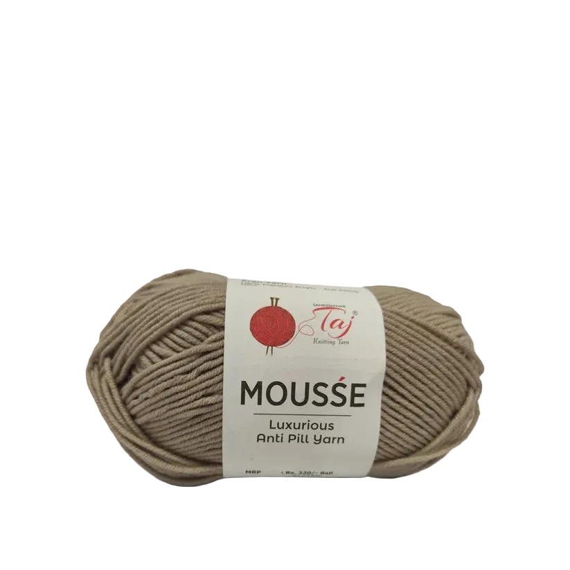 Taj Knitting Yarn Mousse – Premium Soft Knitting Yarn