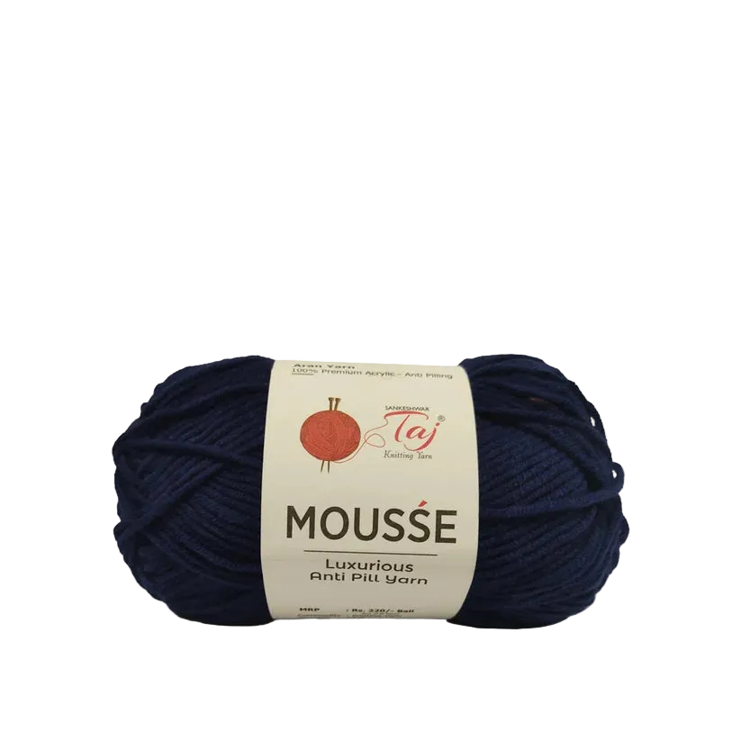 Taj Knitting Yarn Mousse – Premium Soft Knitting Yarn