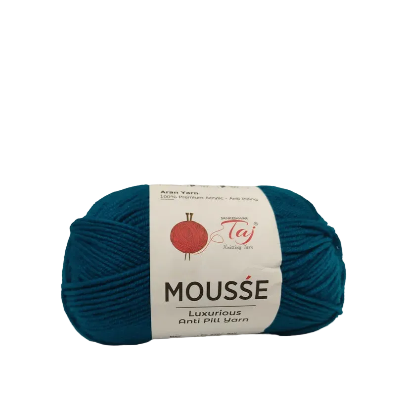 Taj Knitting Yarn Mousse – Premium Soft Knitting Yarn