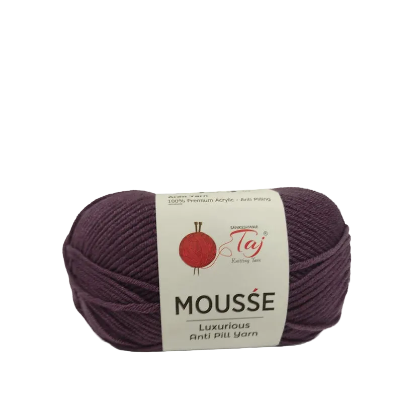 Taj Knitting Yarn Mousse – Premium Soft Knitting Yarn