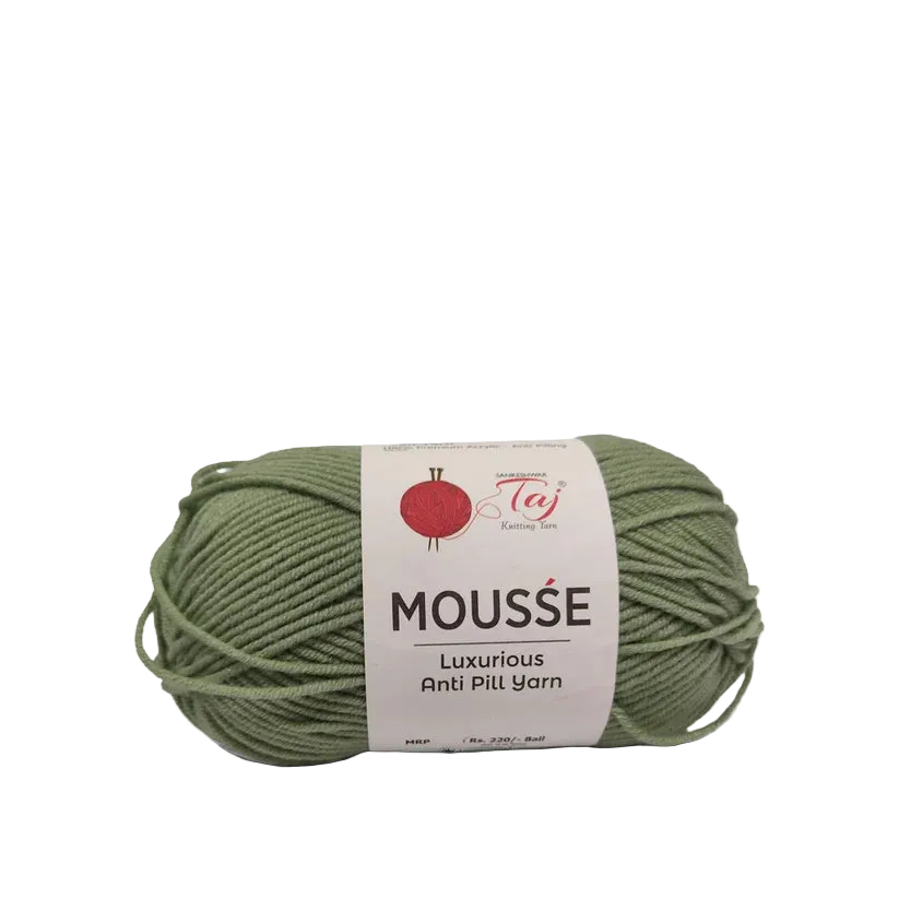 Taj Knitting Yarn Mousse – Premium Soft Knitting Yarn