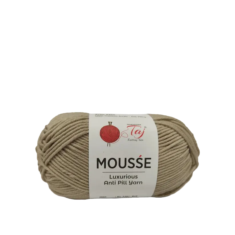 Taj Knitting Yarn Mousse – Premium Soft Knitting Yarn