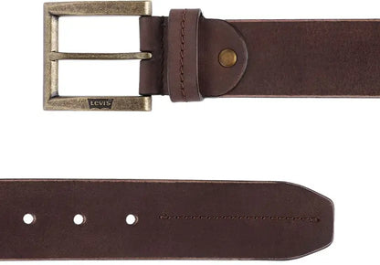 Men’s Casual Brown Genuine Leather Belt – Levi’s