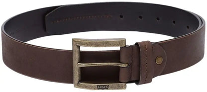 Men’s Casual Brown Genuine Leather Belt – Levi’s